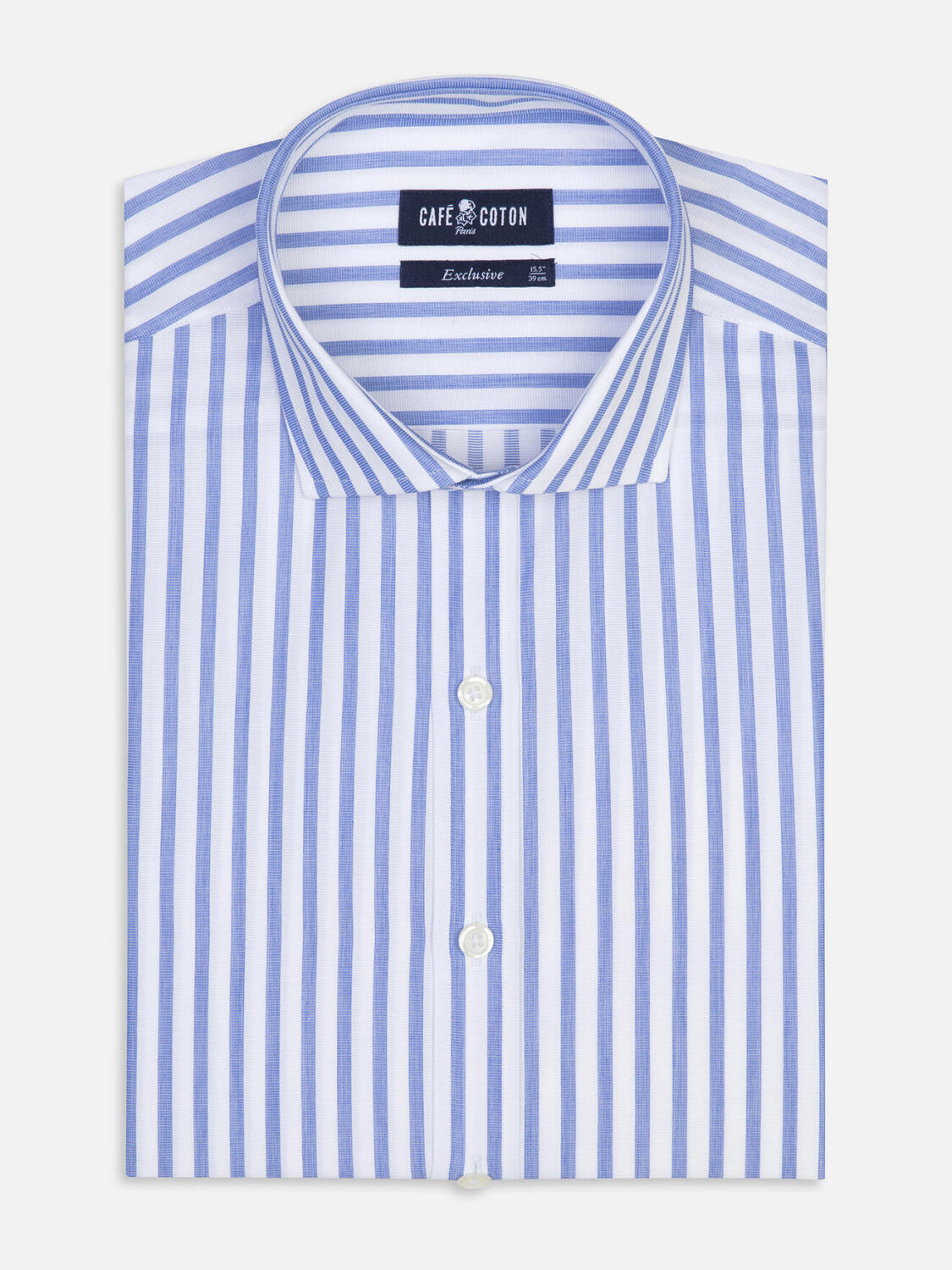 Noha Hemd mit blau Streifen