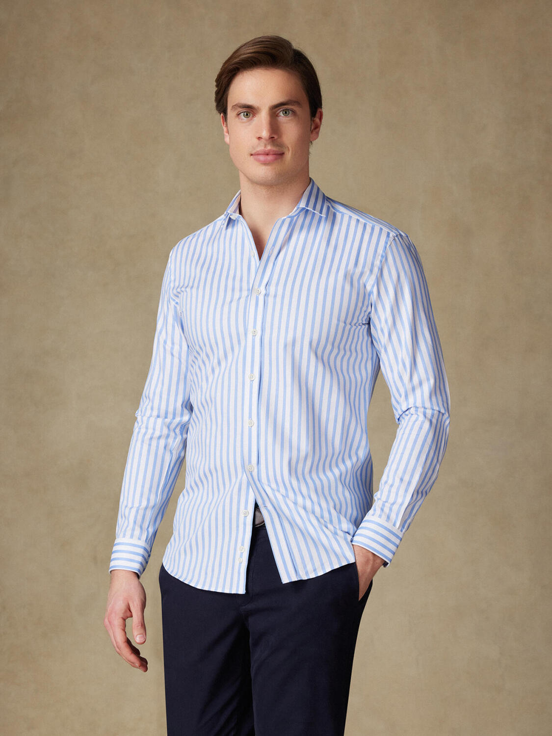 Camicia Paul a righe celesti