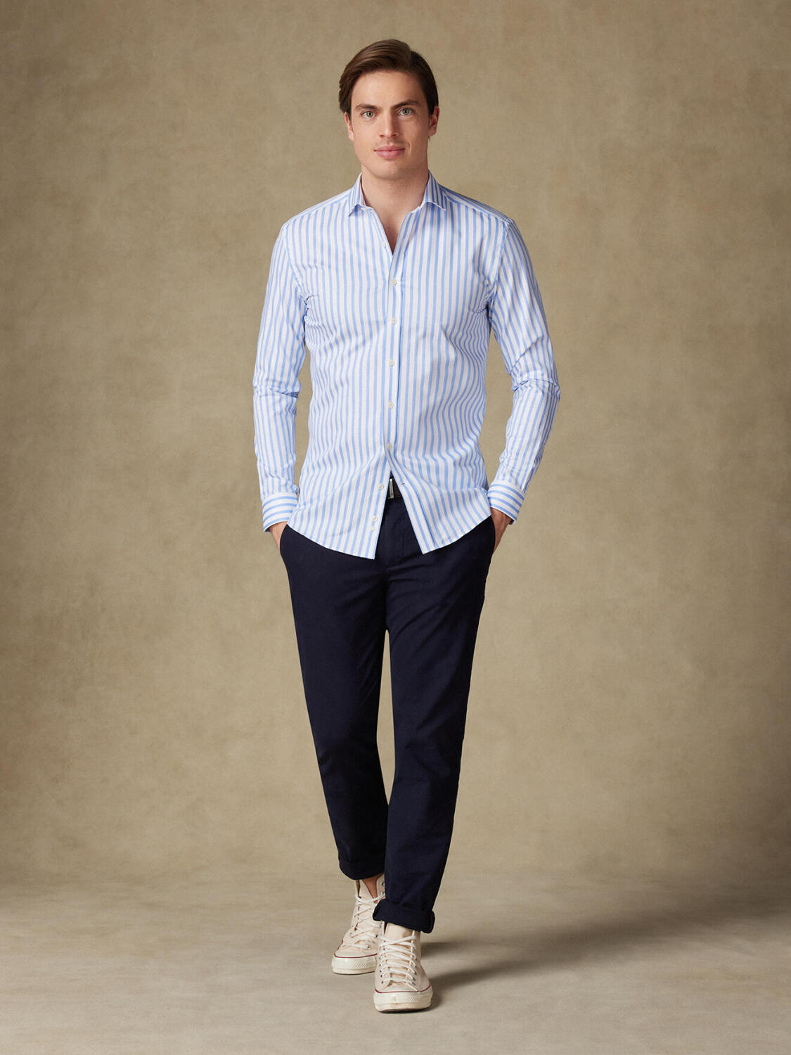 Camicia Paul a righe celesti