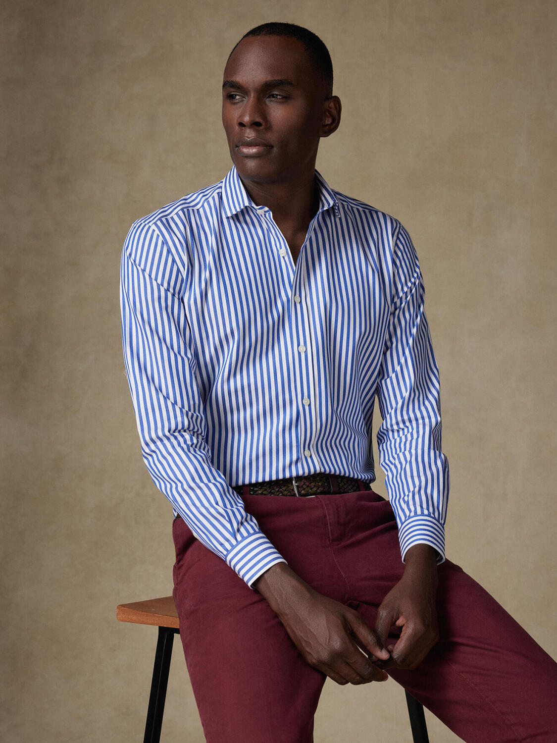 Camicia Paul a righe blu