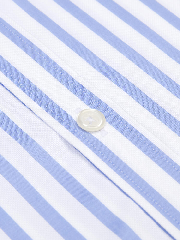Camisa Percy a rayas cielo
