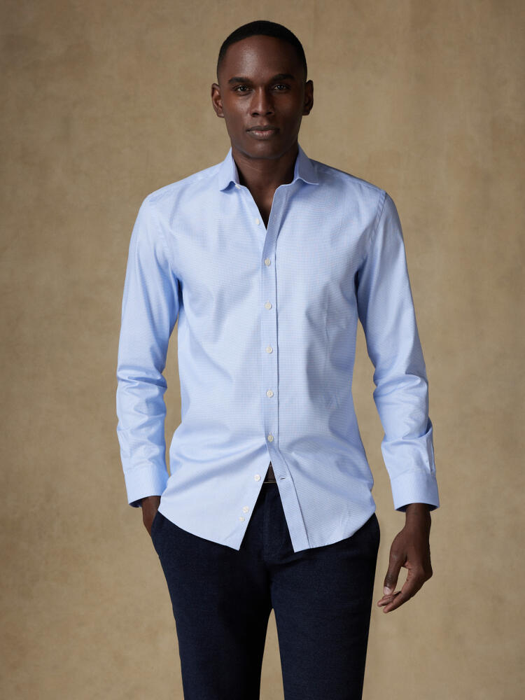 Peters Sky Textured Shirt