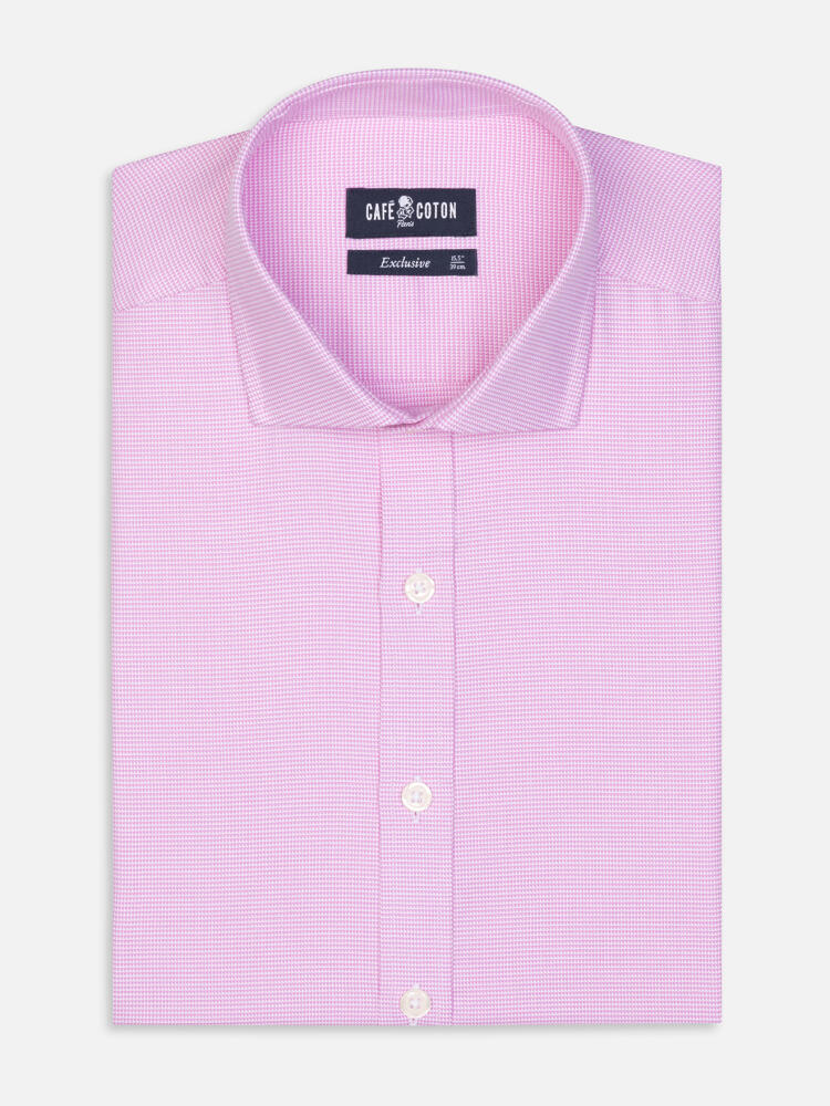 Camisa Peters Rosa Texturada