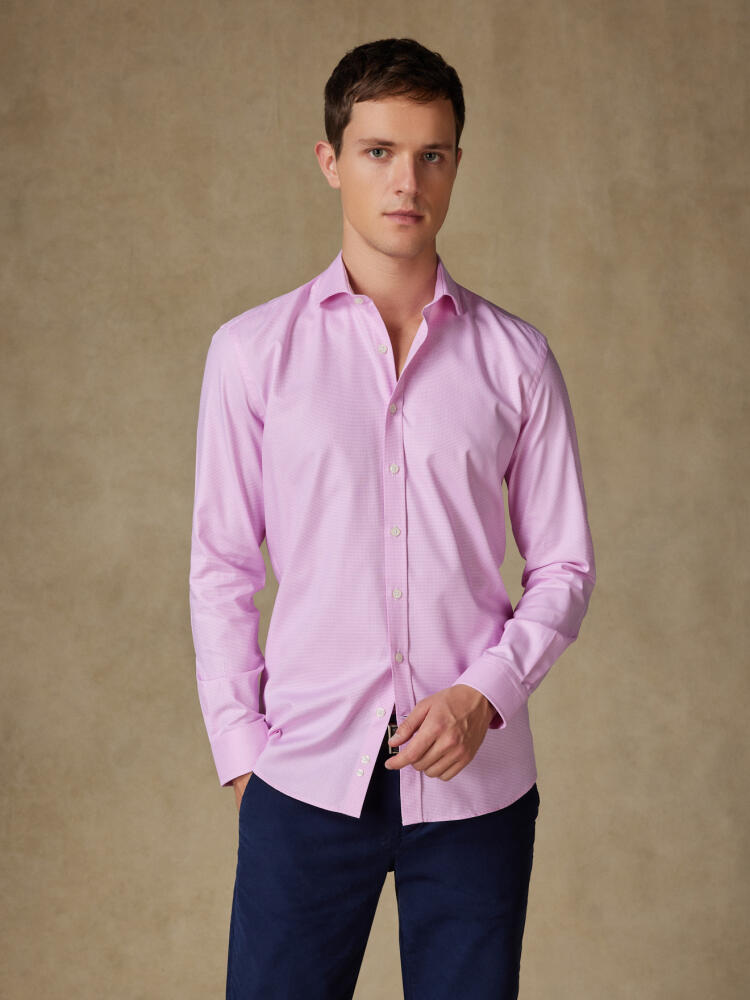 Camisa Peters Rosa Texturada