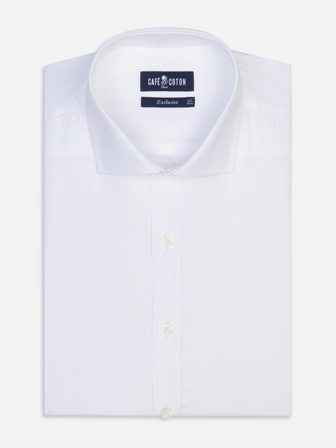 Camicia a punta bianca