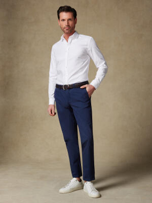 Chemise Reed texturée blanche