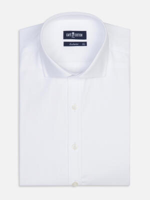 Chemise Reed texturée blanche