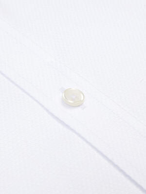 Chemise Reed texturée blanche