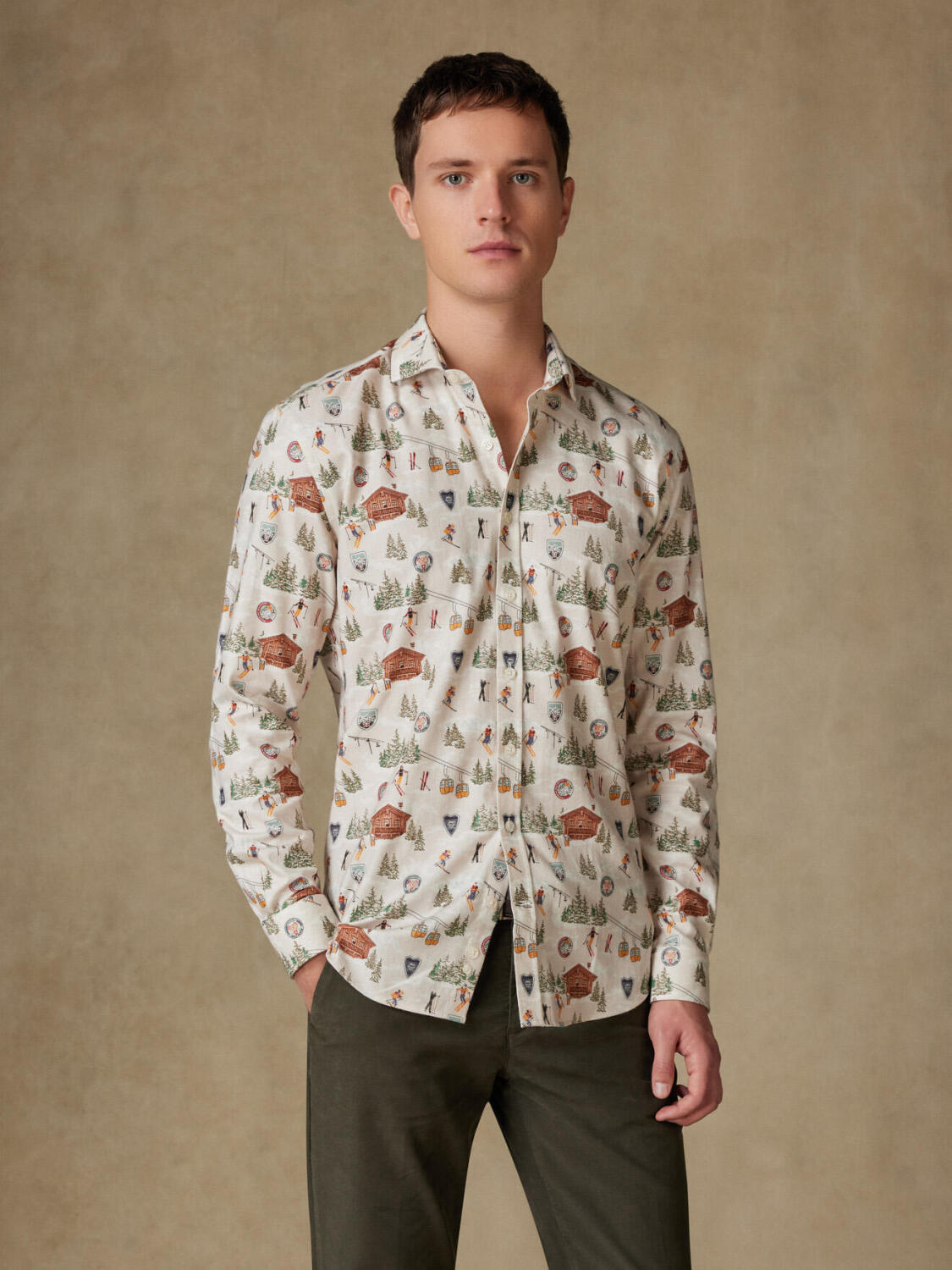 Riddle Alpine Print Shirt
