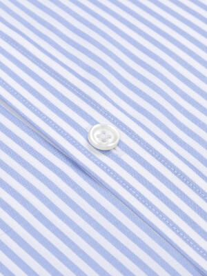 Camicia Riddle a righe azzurre