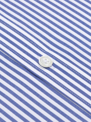 Camicia Riddle a righe blu navy