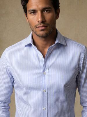 Sawyer Sky Blue Striped Shirt