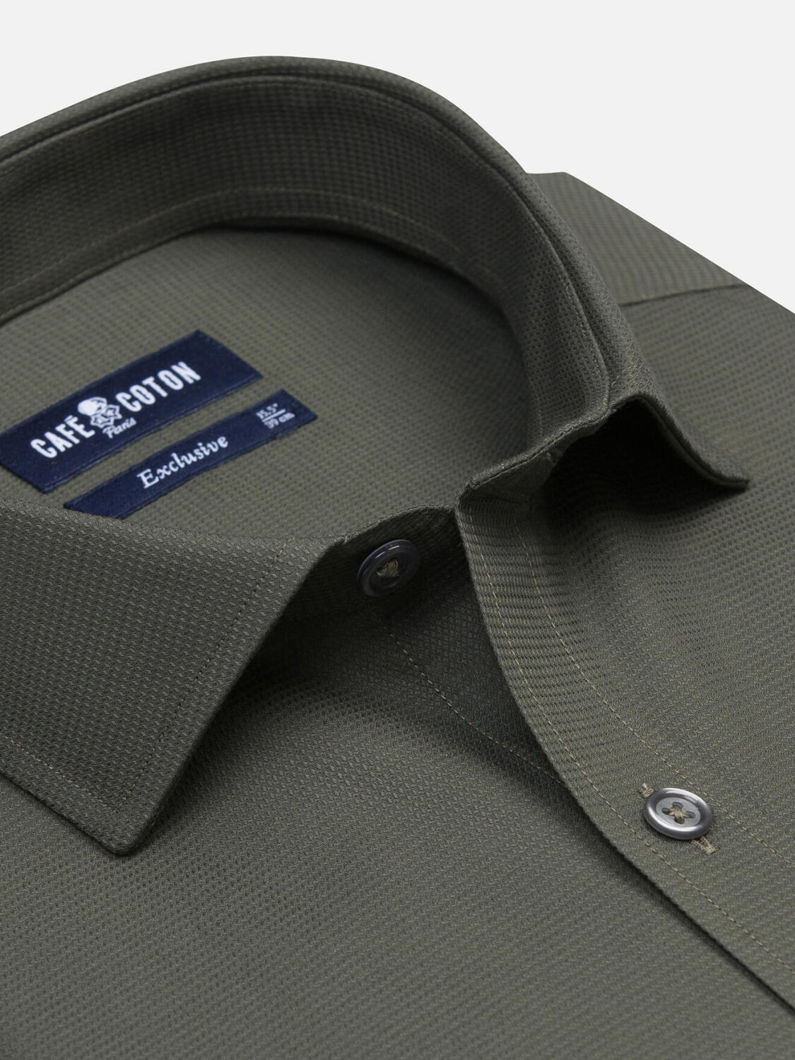 Chemise Shane texturée kaki