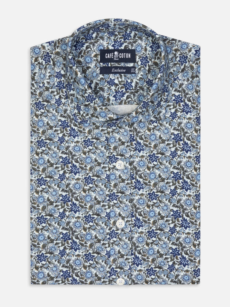 Camicia slim fit Agnel con stampa floreale