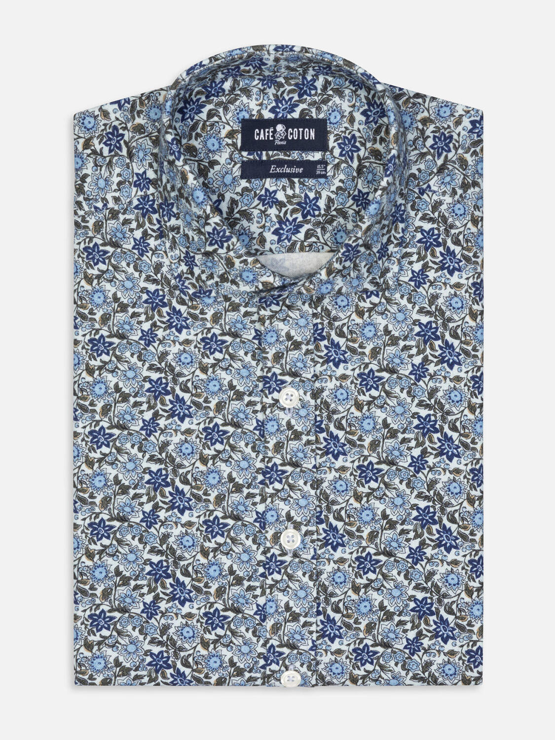 Agnel-Tailliertes Hemd mit Blumendruck