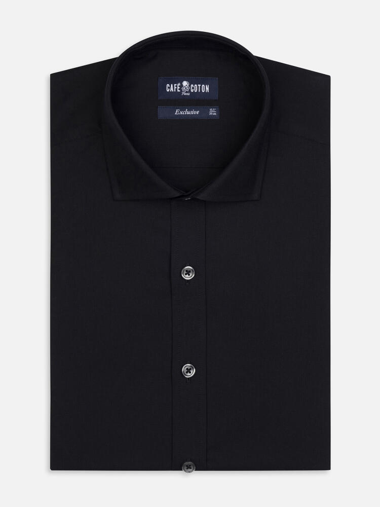 Chemise cintrée Alban noire