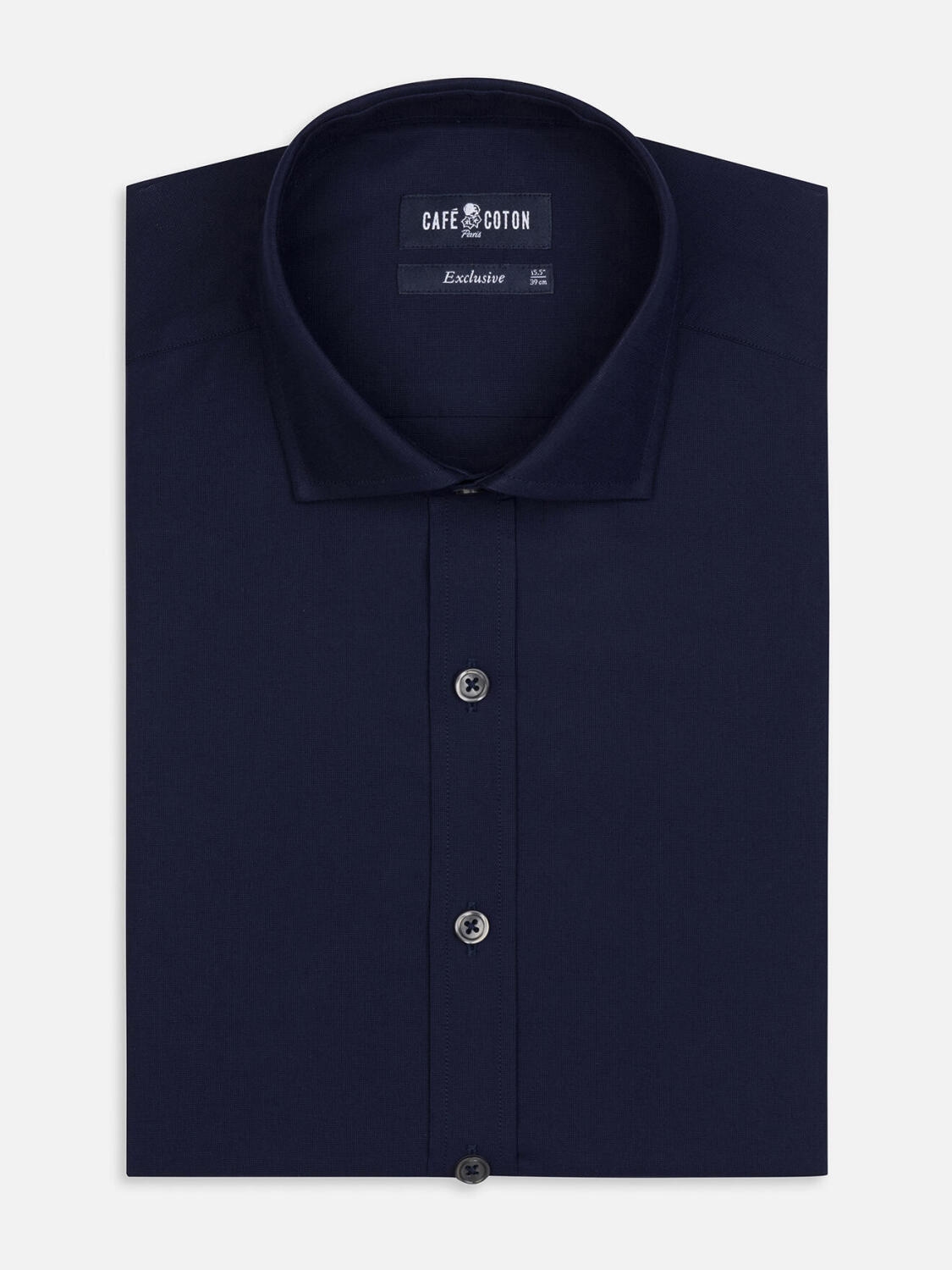 Alban marineblauw overhemd