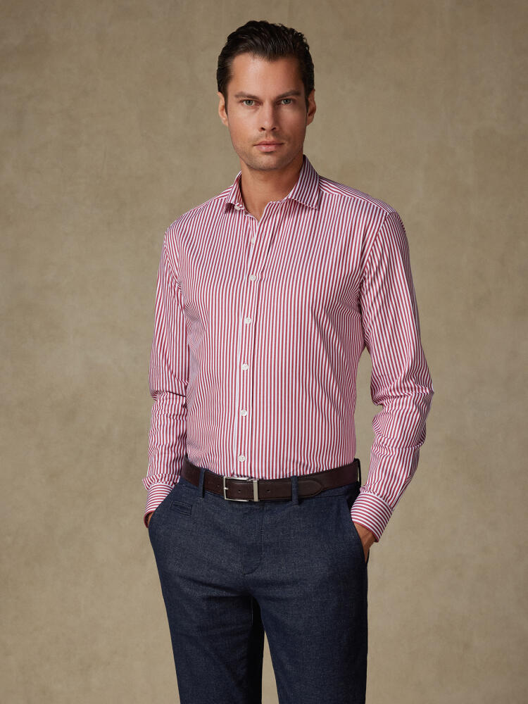 Camicia slim fit Baillee a righe rosse