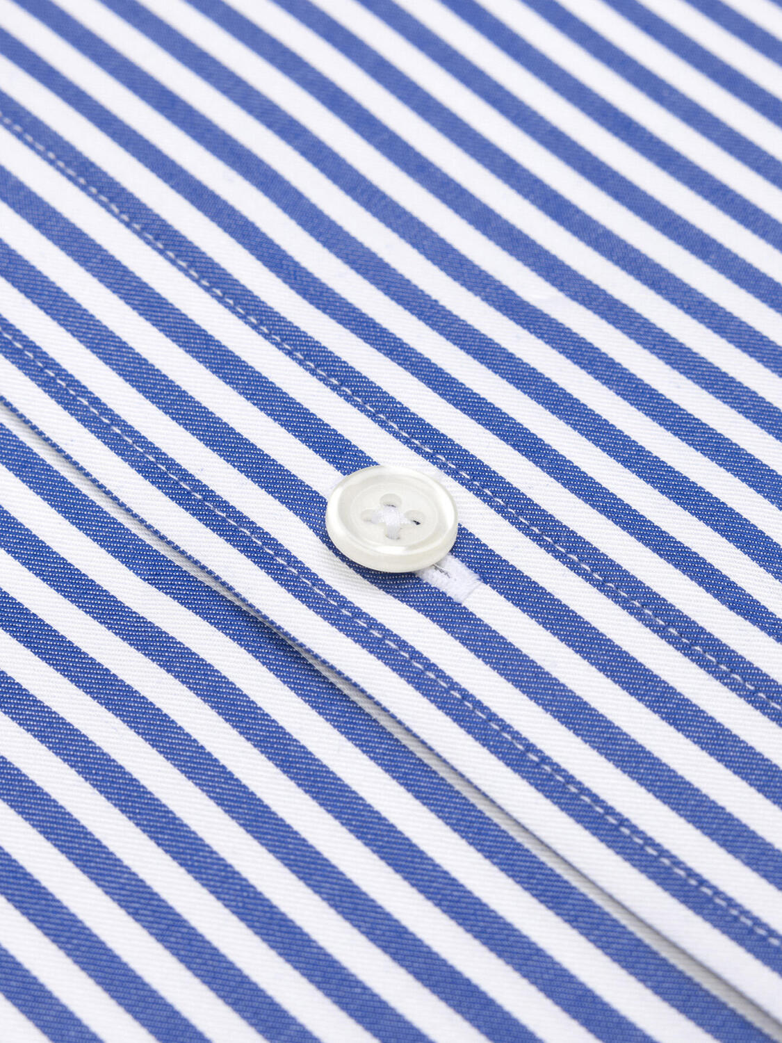 Chemise cintrée Barry à rayures marine