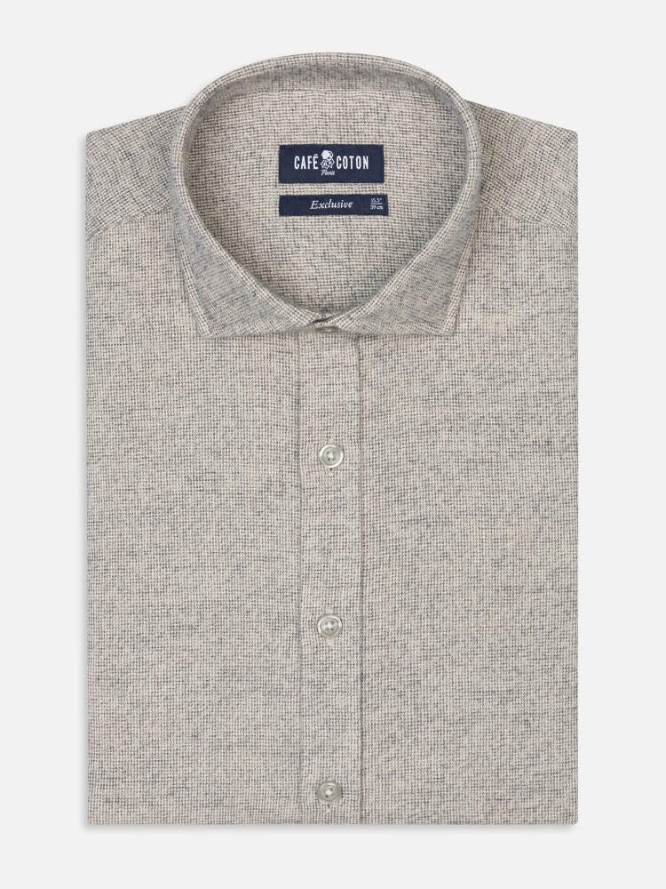 Chemise cintrée Bill en flanelle