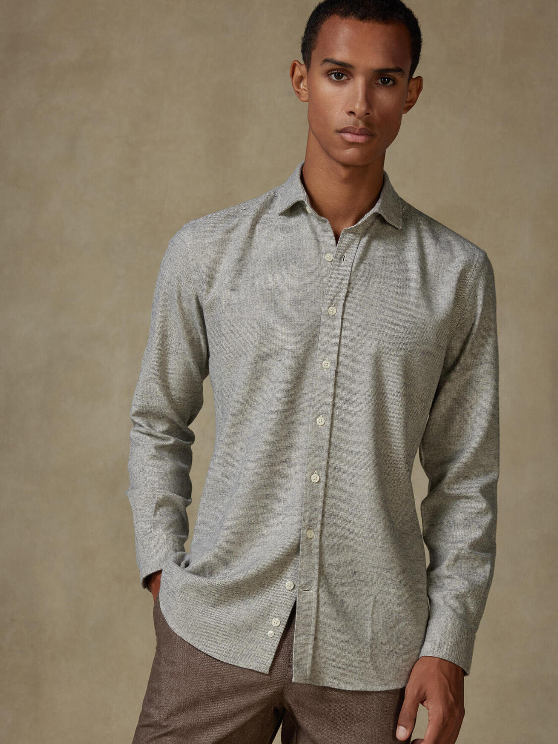 Bill flannel slim fit shirt