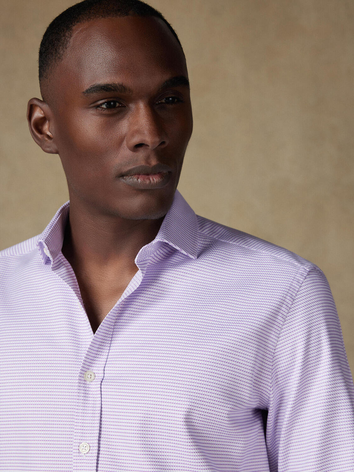 Camicia slim fit slim fit Brock in twill di parma