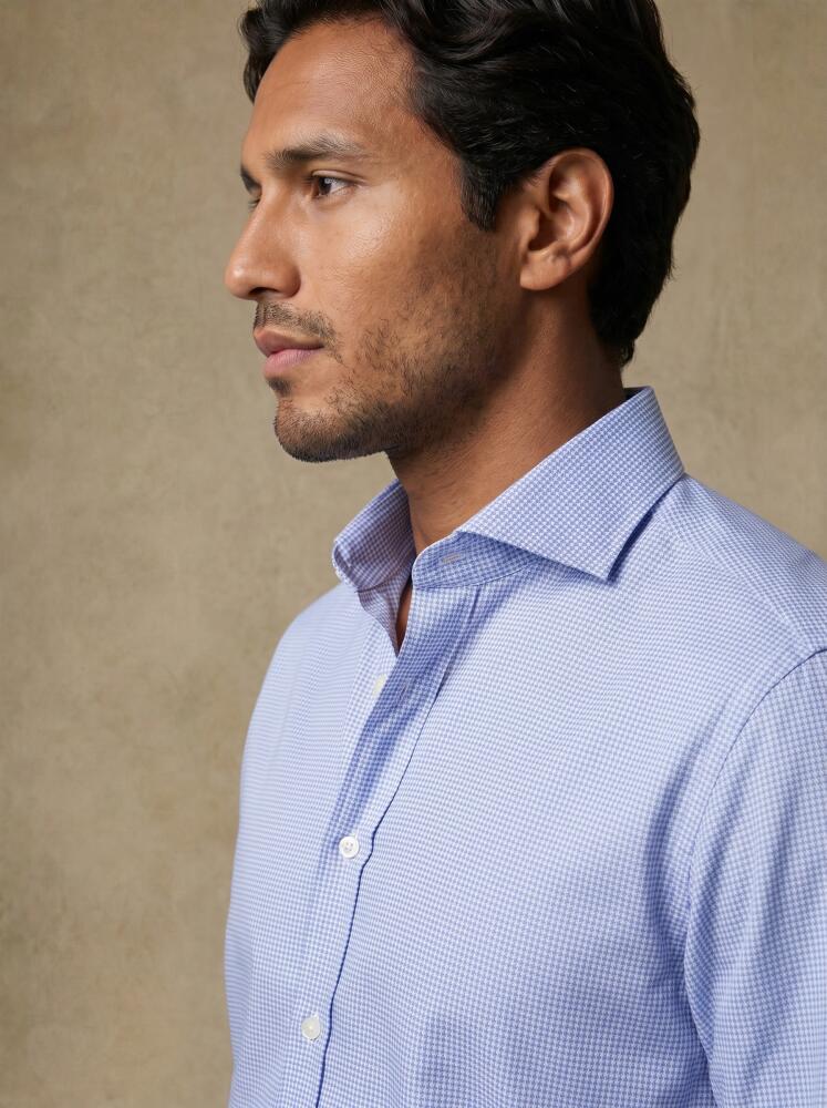 Slim Fit Calder Twill-Hemd Hellblau