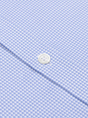 Slim Fit Calder Twill-Hemd Hellblau