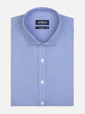 Slim Fit Calder Twill-Hemd Blau