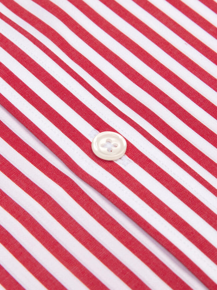 Camisa ajustada Chris a rayas rojas