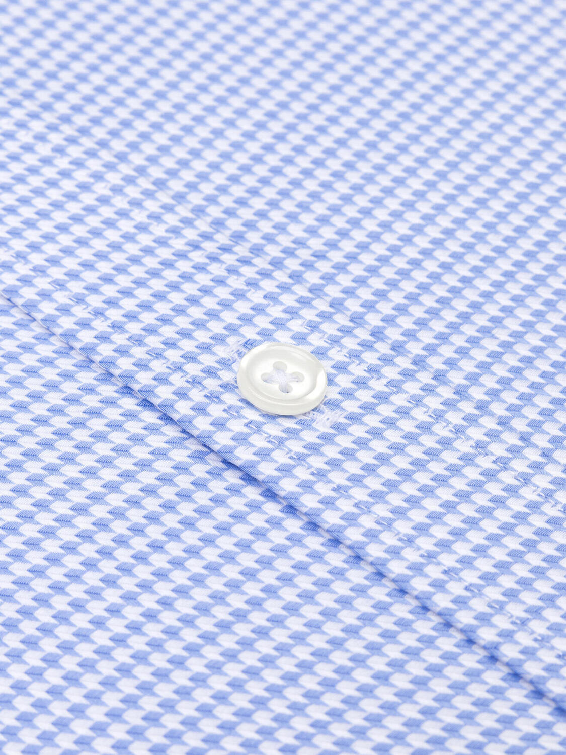 Camicia slim fit Chuck in twill azzurro