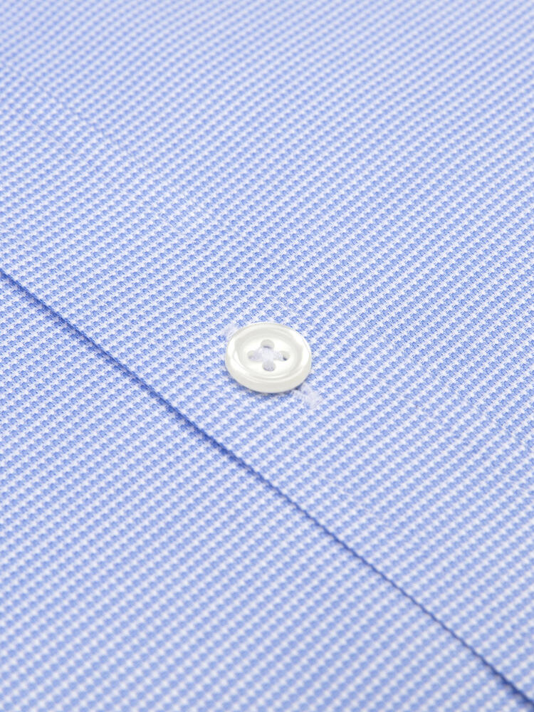 Conan textured slim fit shirt - Blue