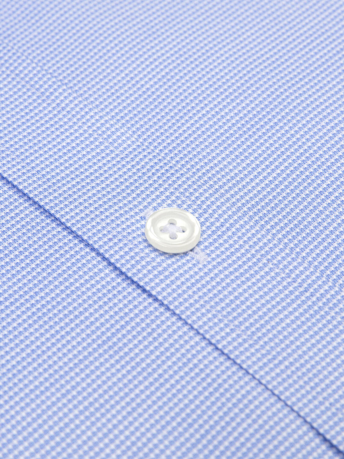 Chemise cintr&eacute;e Conan textur&eacute;e ciel