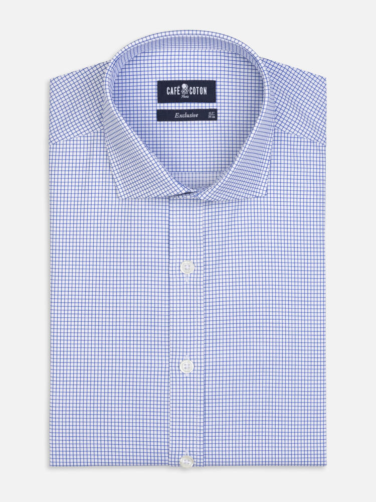 Camisa Slim Fit Connor de cuadros azules
