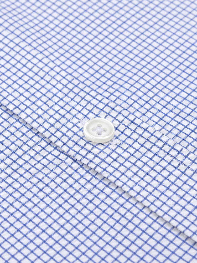 Camisa Slim Fit Connor de cuadros azules