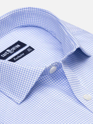Camicia Uomo Alimens & Gentle A Maniche Corte – Quadri In Cotone, Vestibilità Regolare, Casual Estiva