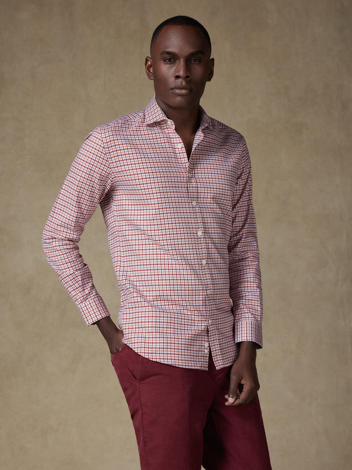 Conor geruit slim fit overhemd