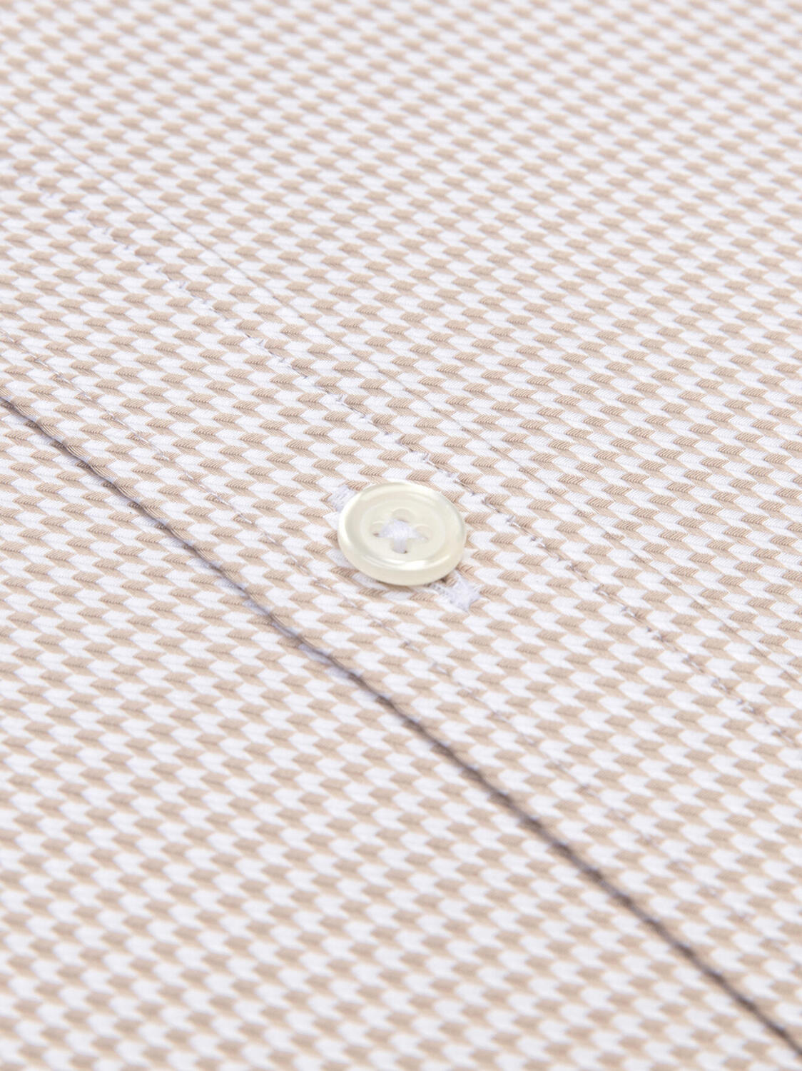 Chemise cintrée Corey en twill sable