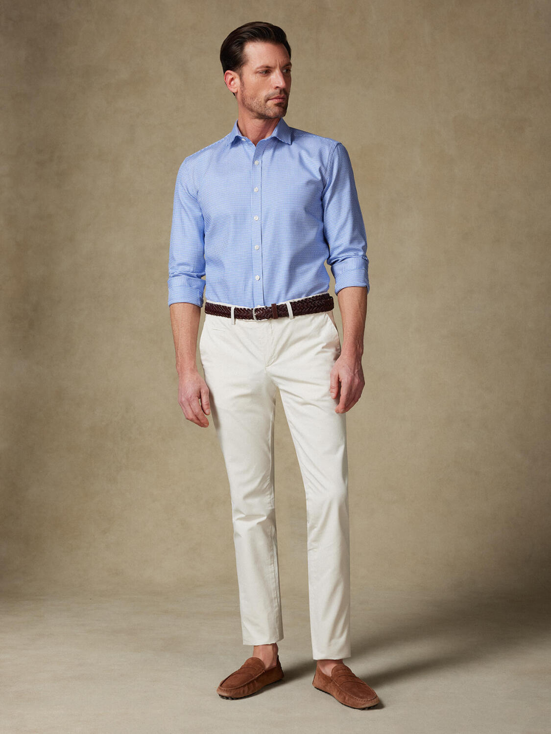 Corey slim fit shirt in blue twill