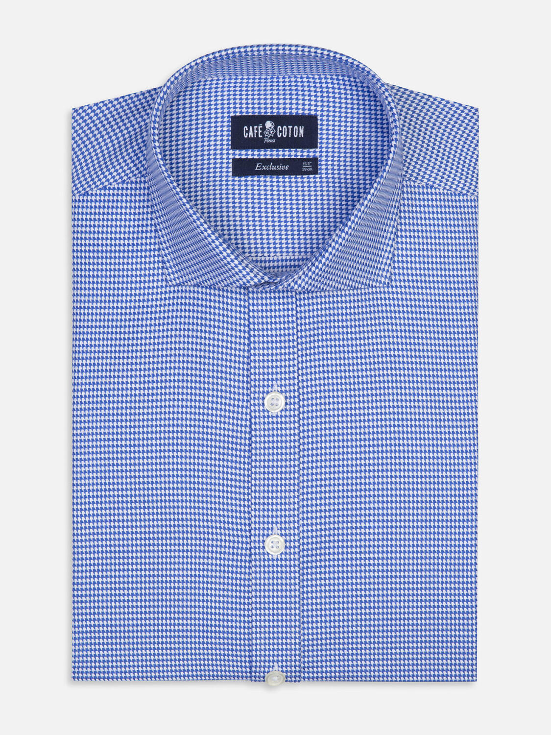 Corey slim fit shirt in blue twill