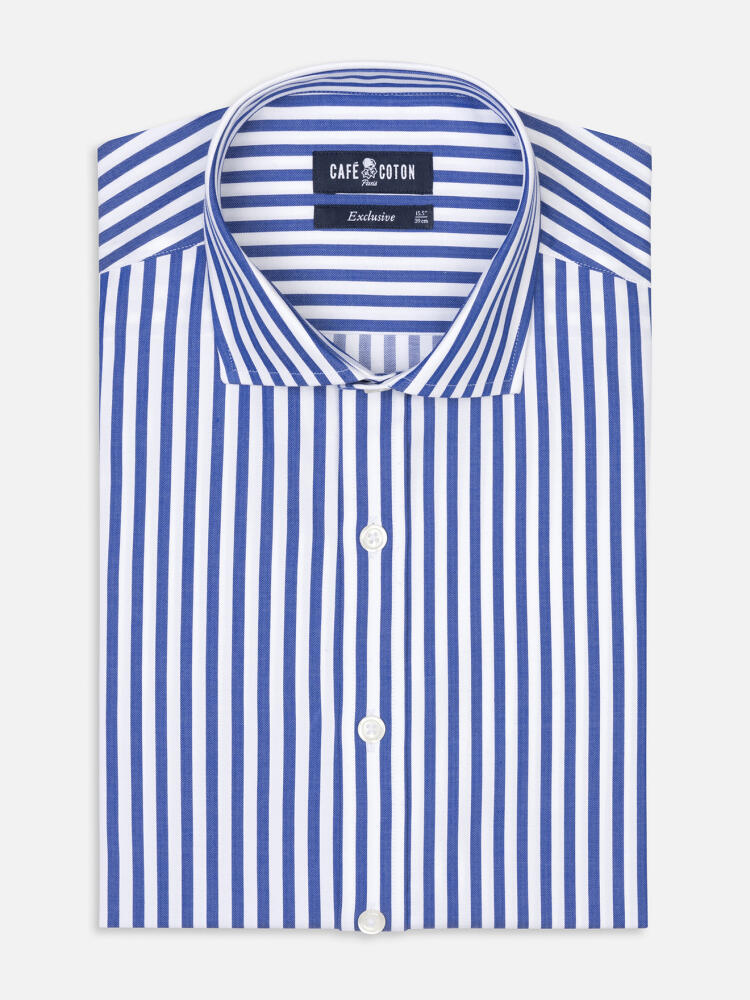 Chemise cintrée Dale à rayures marine