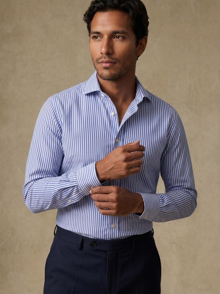 Camisa Slim Fit Davin de rayas azules