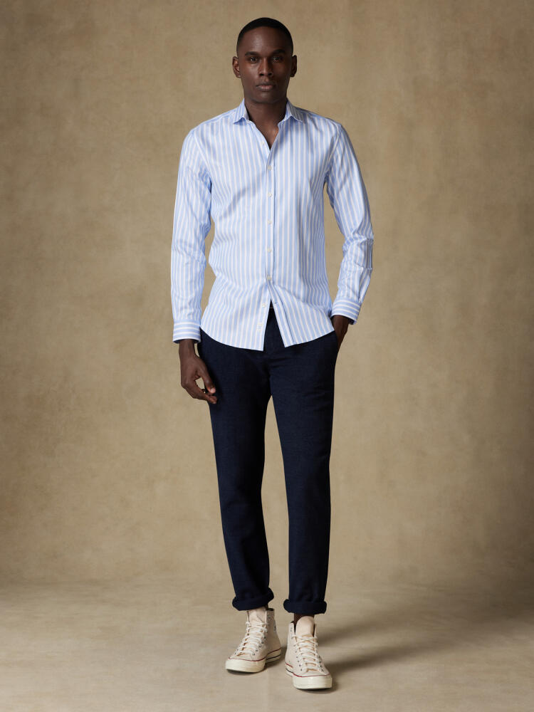 Don Sky Stripe slim fit shirt