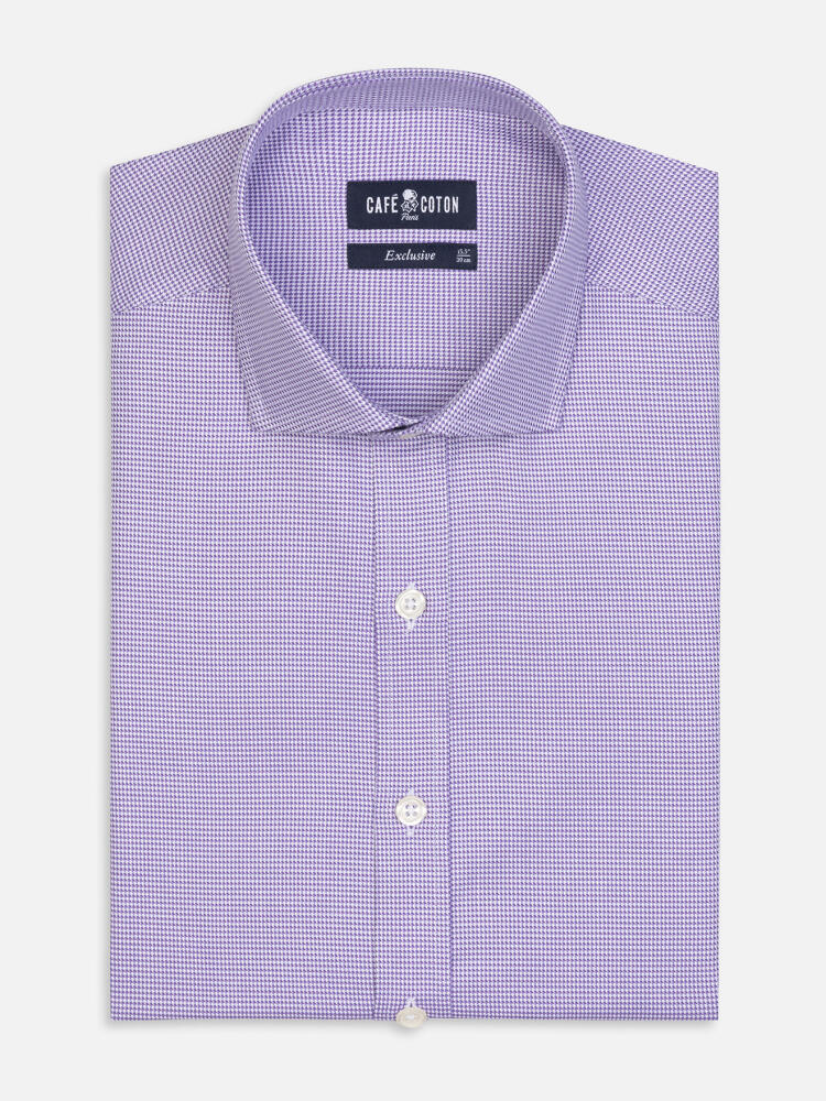 Camisa slim fit Elli de sarga de parma