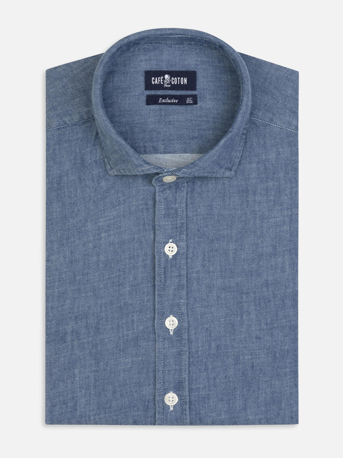 Camicia slim fit slim fit Erick in denim