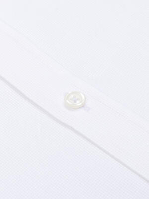 Slim Fit Fergus Twill-Hemd Wei&szlig;