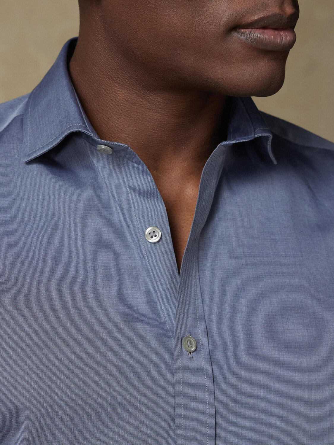 Grijs Slim fit overhemd van draad tot draad