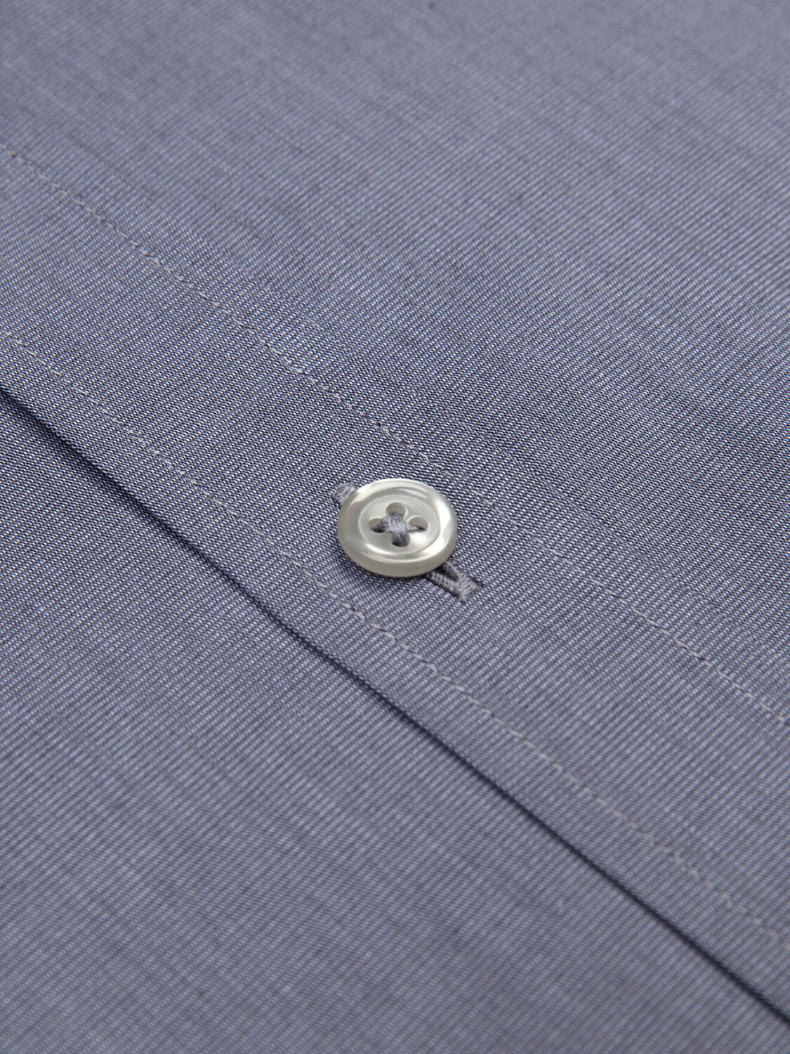 Grijs Slim fit overhemd van draad tot draad