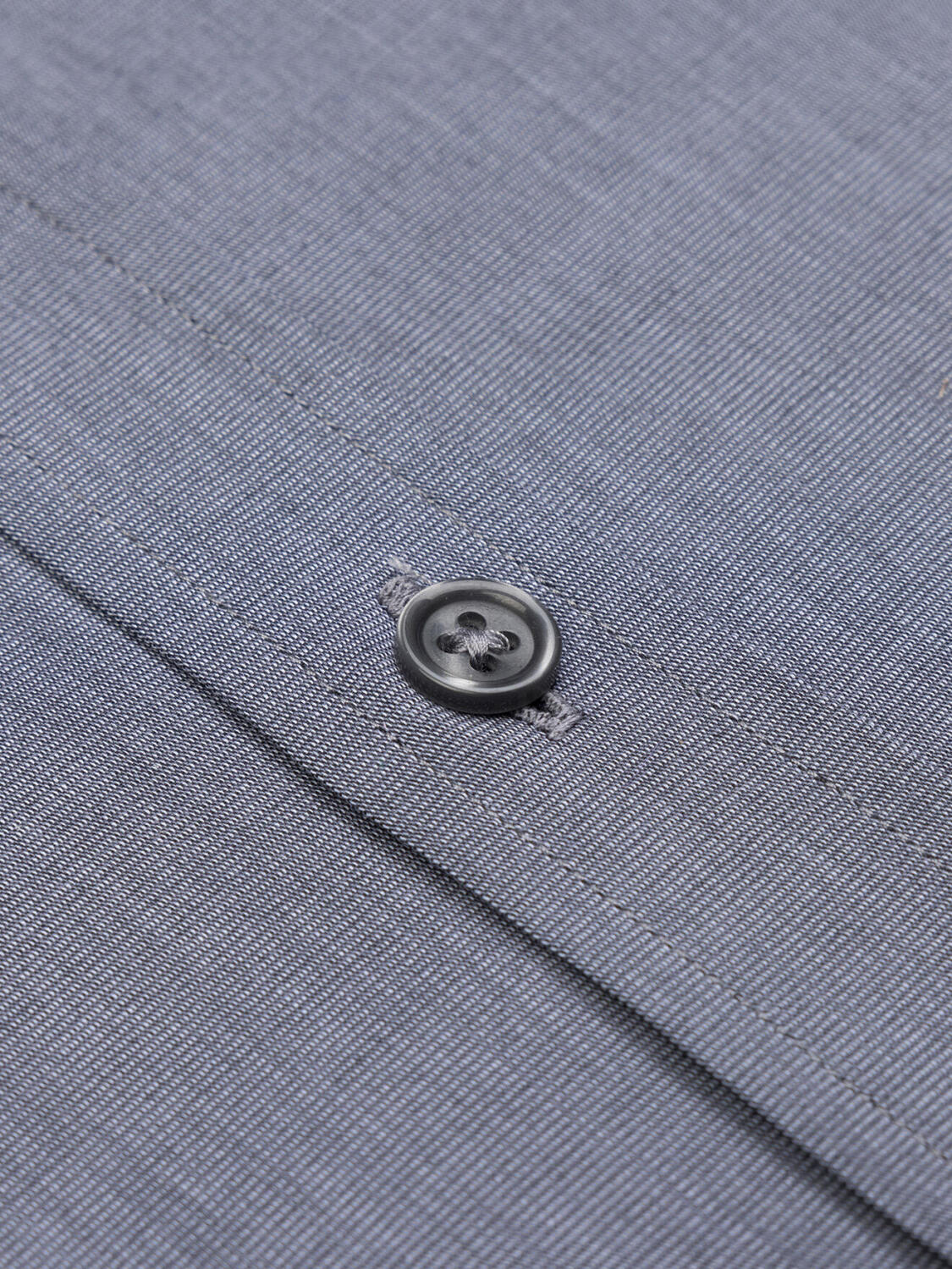 Camicia aderente in tessuto filiforme grigio