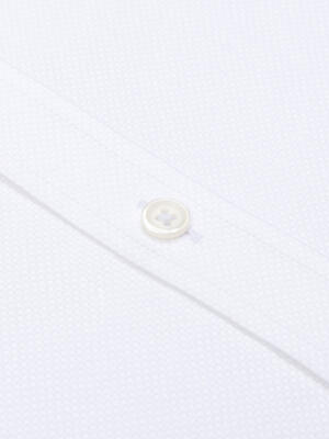 Slim Fit Flynn Twill-Hemd Wei&szlig;